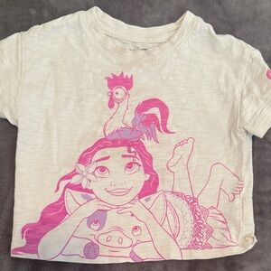 GAP Cream and Pink Kids Graphic Tee